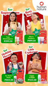 Human Nature Giggly & Bright Christmas Gift Set (2-in-1 Kids Shampoo & Body Wash and Kids Toothpaste)
