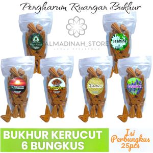 PAKET BUKHUR KERUCUT 6 BUNGKUS PERPACK ISI 25pcs AROMATERAPI PENGHARUM RUANGAN