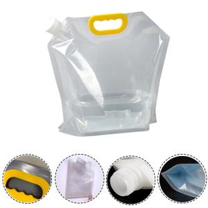 1.5-10L Portable Water Bag Folding Bucket Water Container Jug Bottle Pouch Outdoor Travel Camping with Handle Camping Supplies