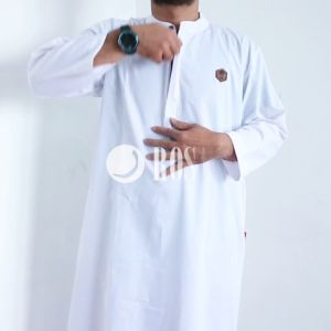 Jubah Basic Rosal - Jubah Gamis Sholat Shalat Muslim Pria Cowok - Warna Solid - Semi Grand Dad Collar (Toko "The Dzikri Store")