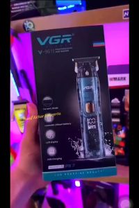 Ready Stock VGR V961 IPX7 Waterproof Hair Clipper Rechargeable Hair Trimmer Beard Trimmer Cutter Shaver Mesin Rambut