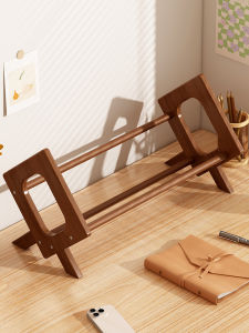 Modern Simple Solid Wood CD Rack DVD Tray Childrens Picture Book Sorting Storage Shelf Desktop Organizer Cartoon Book Stand