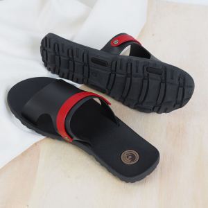 Sandal Slop Cowok Dewasa Camou Dominic Red Model Terbaru 2023