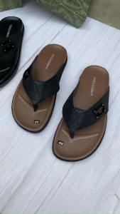 Dép da nam xỏ ngón CAO CẤP FASHION DYNAMON mẫu mới sang trọng êm chân dép tông nam da 2025 Hatashop