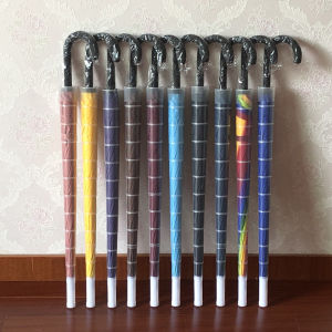 Ô Che Gió Màu Trơn Tự Động 16 Xương Ô Học Sinh Dùng Hai Kiểu Nắng Mưa Ô Chống Nước Cán Cong Công Sở Màu Đen Cho Nam Nữ