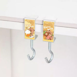 New Capybara High Bearing Backpack Hook for Primary School Students Table Edge Hanging Bag Hook No Drilling Required