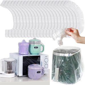 10 Pcs Disposable Dust Cover For Household Appliances Large Thickened Fan Rice Cooker Microwave Oven Universal Dust Protector