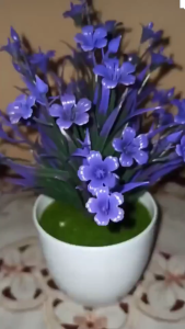 EFPT45 Pot Tanaman Hias Bunga Hias Plastik Ornamen Pot Bonsai Artificial Flower Decoration