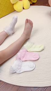 3Pairs/lot Kids Socks For Girls Summer Spring Thin Cotton Childrens Lace Princess Socks For Baby Girls Short Sock New 1-15Years