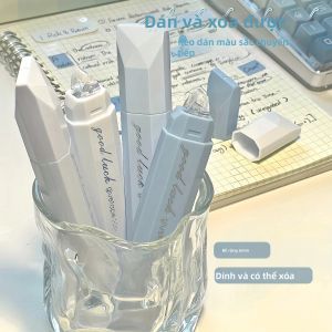 4-Pack 6mm X 196 Inch Băng Keo Hai Mặt Con Lăn Keo Dán Cho Scrapbooking Thủ Công Đồ Dùng Học Tập Văn Phòng