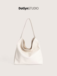 Dotlyn Lazy Style Minimalist Commuter Tote Bag Womens Casual Shoulder Bag Large Capacity Versatile Shopping Bag Shape