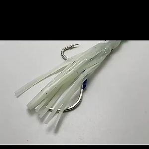 10CM/3.9inch Fluorescent Squid Skirts Octopus Lures Soft Fishing Bait Saltwater Trolling Lure