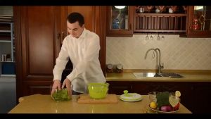 Rổ quay vắt nước trong gia đình vắt khô ráo nước nhanh chóng rổ quay rau và các loại củ quả giữ độ tươi cho sản phẩm