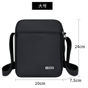 กระเป๋าสะพายไหล่เดี่ยวผ้า Oxford ความจุขนาดใหญ่กันน้ํา ลำลอง กระเป๋าเป้สะพายหลังกลางแจ้ง อินเทรนด์ ยี่ห้อ เรียบง่าย หลากหลาย กระเป๋าสะพายข้าง