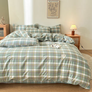 Dansunreve Stripe Quilt Cover 100% Cotton Duvet Cover Hotel Quality Minimalist Style Comforter Cover Single/Queen/King/Super King