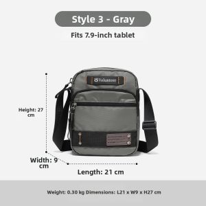 Volunteer | Men New Big Capacity Oxford Cloth Crossbody Bag