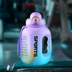 GIANXI Sport Water Bottle With Straw Water bottle Items Fitness Plastic Cup Portable Students School Travel Big Bottles