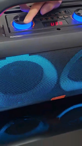 ลำโพงบลูทูธ ลำโพงไร้สาย ZQS-L19 รองรับAUX TF USB ดอก6.5นิ้ว2ดอก เสียบไมค์สายเพิ่มได้2ตัว ปรับไมค์ได้ แถมไมค์ลอย2ตัว+รีโมท ลำโพงเสียงดี เบสแน่น