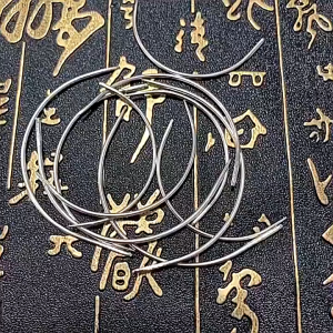 50/70pcs Leathercraft Needle Curved T Pin C Type Needle For Wig Making And Furniture Upholstery