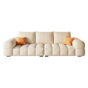 Cream Style Living Room Fabric Sofa