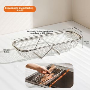 TREEJACK | Adjustable Stainless Steel Kitchen Drying Rack