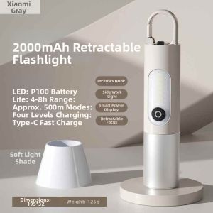 TEKANAI | High-intensity Rechargeable Portable Multifunctional Smart LED Flashlight