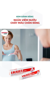 [Chống nhiệt miệng] Kem đánh răng Thảo Dược Lacalut Active Herbal - Thanh Nhiệt Dưỡng Nướu - Hàng Cao Cấp Nhập Khẩu Đức