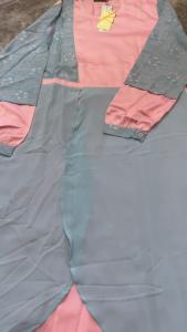 Serba Gamis Muslim Ethica Kagumi 115 Elfa 67 Biru Jumbo Gamis Satin Premium