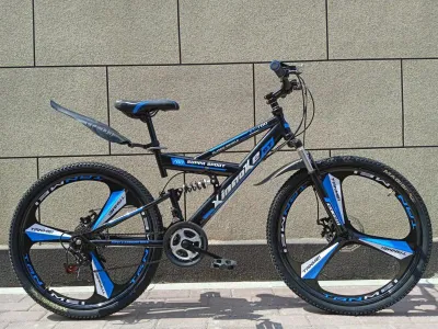 Full Suspension Double Disc Brakes Passenger Carrying 26-inch Mountain Bike
