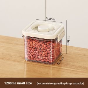 PAKCHOICE | Vacuum Press-type Food-grade Storage Jar for Grains and Snacks