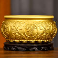 Pure Brass Solid Living Room Decorative Items Shop Opening Gifts Lucky Money Box Creative Modern Style Home Decoration. 