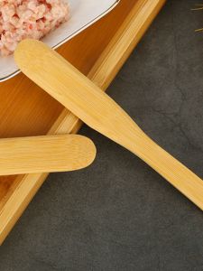 Wonton Dumpling Making Tool Bamboo Stuffing Shovel Flat Spoon Digging Stuffing Pick Stirring Rod Stuffing Pick Paint-Free Wax-Free Stirring Spoon