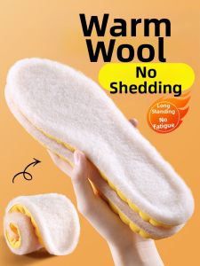 MICUI | Womens Wool Warm Insoles Winter Thickened Anti-Cold Soft Bottom Comfortable