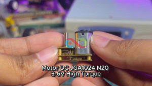 Motor DC JGA1024 N20 3-6V High Torque Micro DC Gearbox – Motor Penggerak dengan Torsi Tinggi