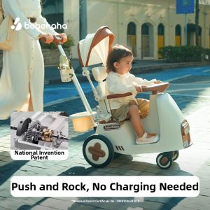 BONINGYU | Adjustable 2-in-1 Childrens Push and Rocking Car