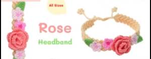 New design rose hair band