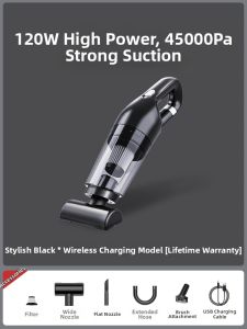 「China Plug」HELLOLEIBOO | Powerful Handheld Mini Vacuum Cleaner for Home Car and Bed Use