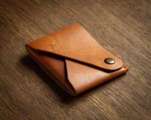Dompet Kartu + Box + Muat Hingga 10+ Kartu + Slot Tempat Uang Terlipat Handcrafted