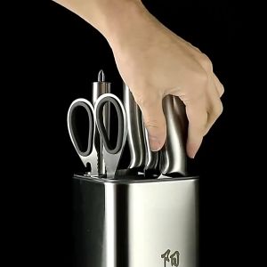 7-piece set German craft stainless steel kitchen knife chefs knife fruit knife kitchen full kitchen knife combination