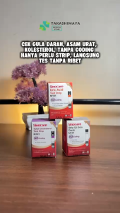 [ M101 ] Strip Sinocare Safe Gula Darah Isi 25 GO