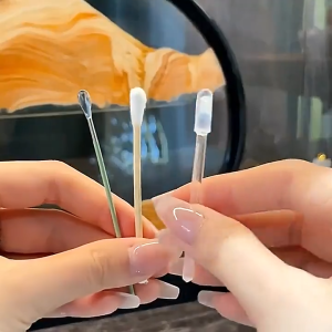 24pcs Disposable Silicone Ear Wax Remover Sticky Ear Pick For Kids Adult Reusable Adhesive Earpick