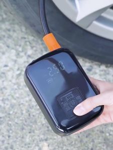 【2024 German chips】air pump for motorcycle compressor portable tire inflator car machine compressors inflators electric wireless