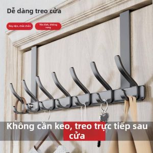 Door Hooked Garment Hanger No-Drilling Long