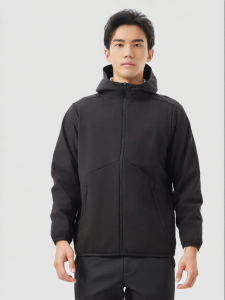Kelme | Men Winter Softshell Jacket Windproof Waterproof Hooded Fleece