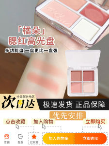 Judydoll Cheek Highlighter Palette Sample Clay Blush Contour Palette Nose Shadow Comprehensive Palette Makeup Artistry Tools