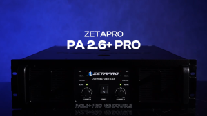 POWER AMPLIFIER ZETAPRO PA 2.6+ PRO DOUBLE / Power Ampli Zetapro PA 2.6 + PRO / DOUBLE TRAFO / Zetapro Original