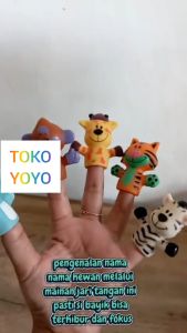 TokoYoyo Mainan Boneka Jari Anak Bayi Edukasi Finger Puppet Boneka Tangan Bahan Karet Balita