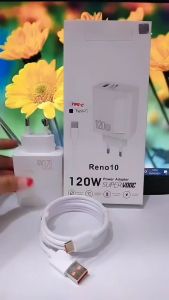 Charger HP OPP RENO 10 120W Power Adapter Super VOOC Support Fast Charging