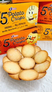 Combo 2 Hộp Bánh Khoai Tây Miếng 5 Potato Crisp 540g