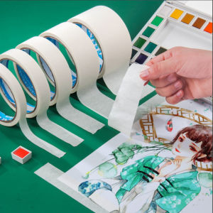 1/10PCS Paper Fixation Masking Tape Sketch Watercolor Oil Painting Artist Washi Tape Sketch Fixation Sticky Traceless Tape